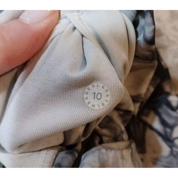 Lululemon Wunder Under Crop Hi-Rise Luxtreme Dual Shibori Pattern 21" 10 W6AQES - Picture 10 of 10